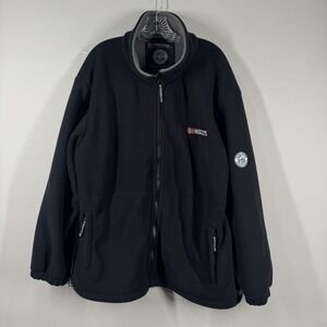 Outdoor Norway Team Expedition Jacket Coat Black Zip Fleece Torleon 086 Sz 3XL